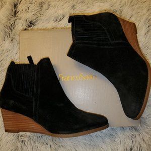 Franco Sarto /  Wayra Wedge Bootie Black ***NEW***